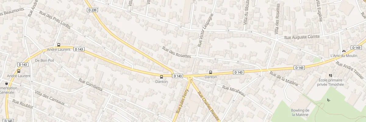 Plan du 51 Rue des Rosettes à Fontenay-sous-Bois