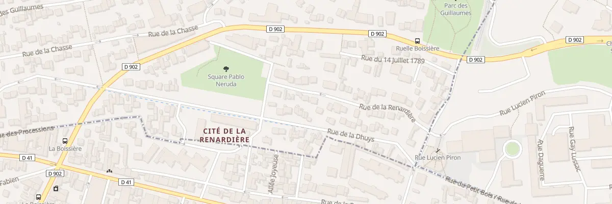 Plan du 8 Rue de la Renardière à Noisy-le-Sec
