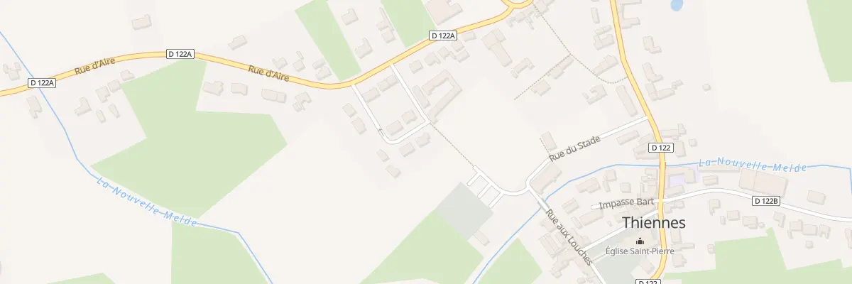 Plan du 1 La Pierrette à Thiennes