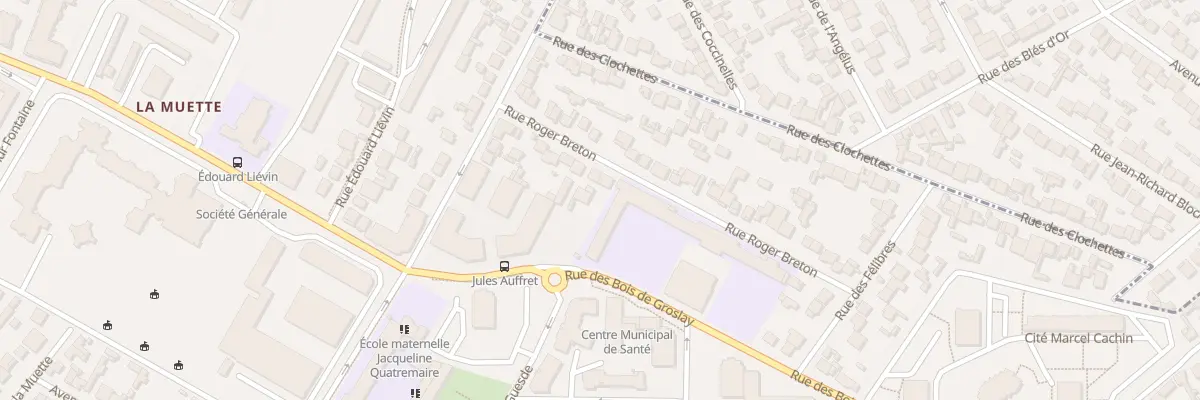 Plan du 20 Rue Roger Breton à Drancy