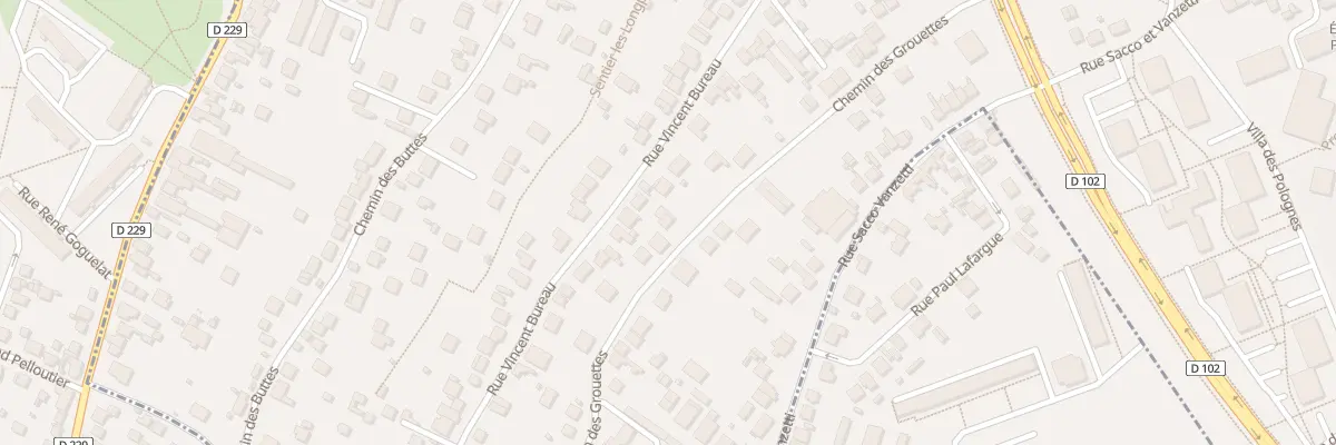Plan du 73 Rue Vincent Bureau à Valenton