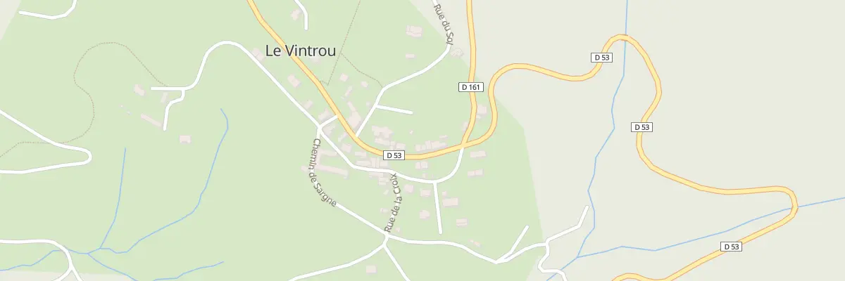 Plan du 5005 Le Village au Vintrou