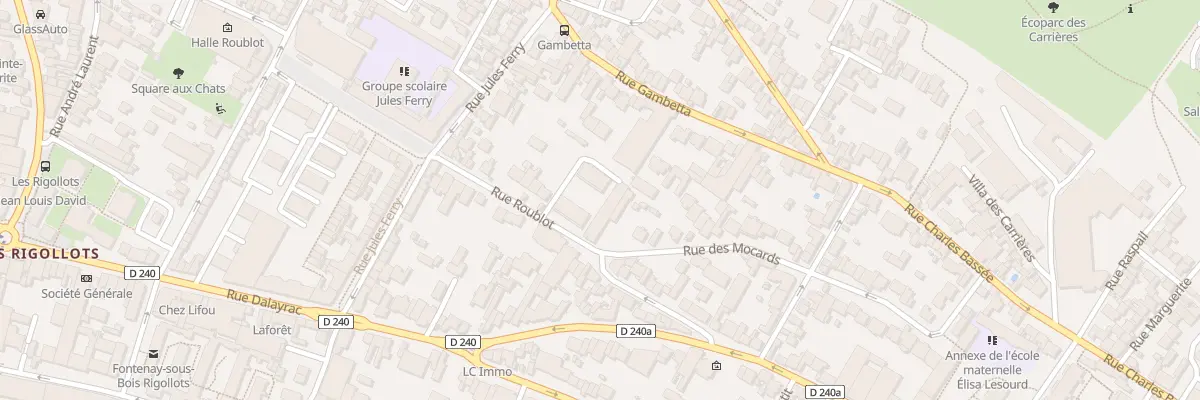 Plan du 32 Rue Roublot à Fontenay-sous-Bois