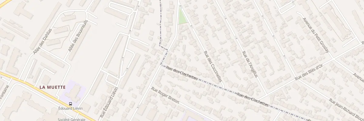 Plan du 11 Rue des Clochettes au Blanc-Mesnil