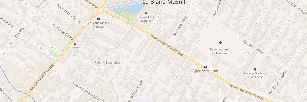 Plan du 36 Rue Albert Thomas au Blanc-Mesnil
