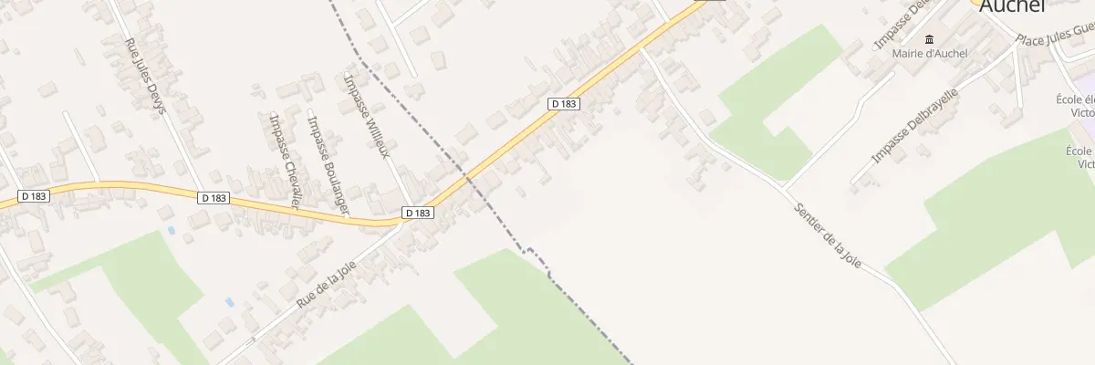 Plan du 99 Rue Uriane Sorriaux à Auchel