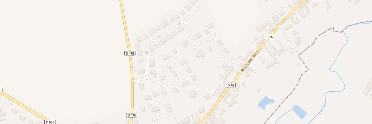 Plan du 1 Rue Charles Billoré à Berteaucourt-lès-Thennes