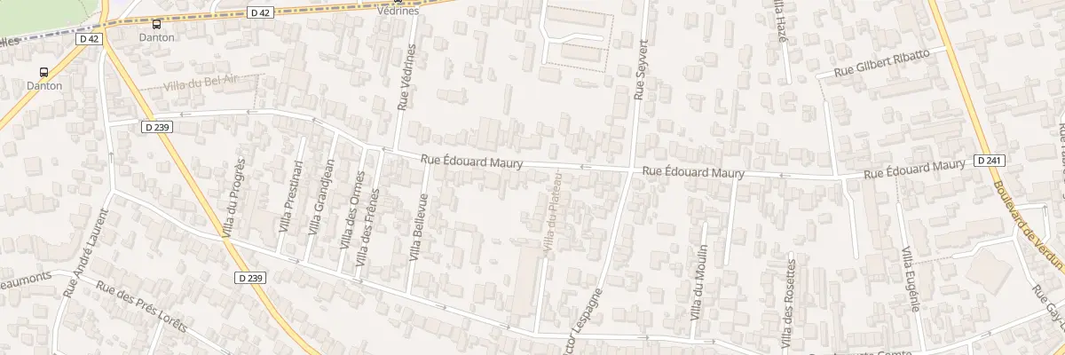 Plan du 131 Rue Édouard Maury à Fontenay-sous-Bois