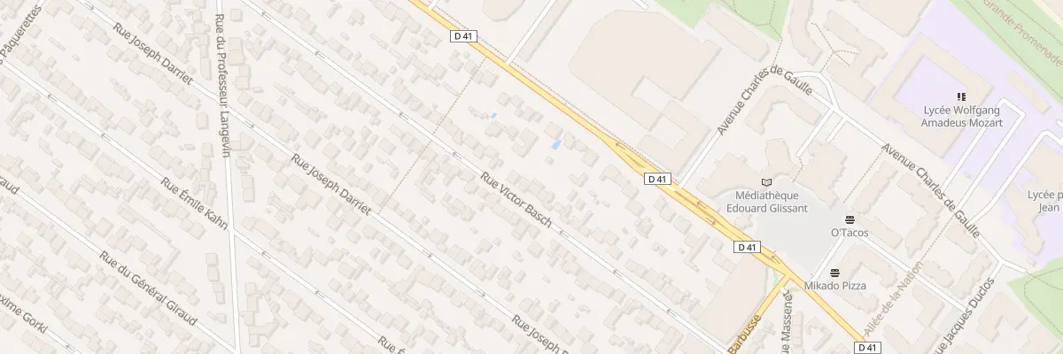 Plan du 42 Rue Victor Basch au Blanc-Mesnil