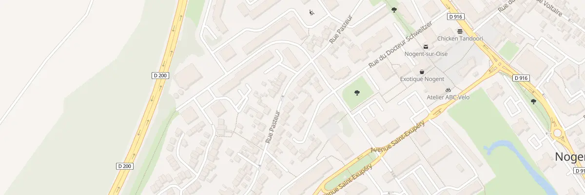 Plan du 23 Rue Pasteur à Nogent-sur-Oise