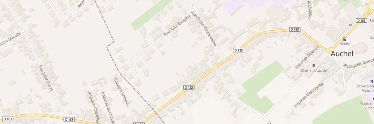 Plan du 40 Rue Uriane Sorriaux à Auchel