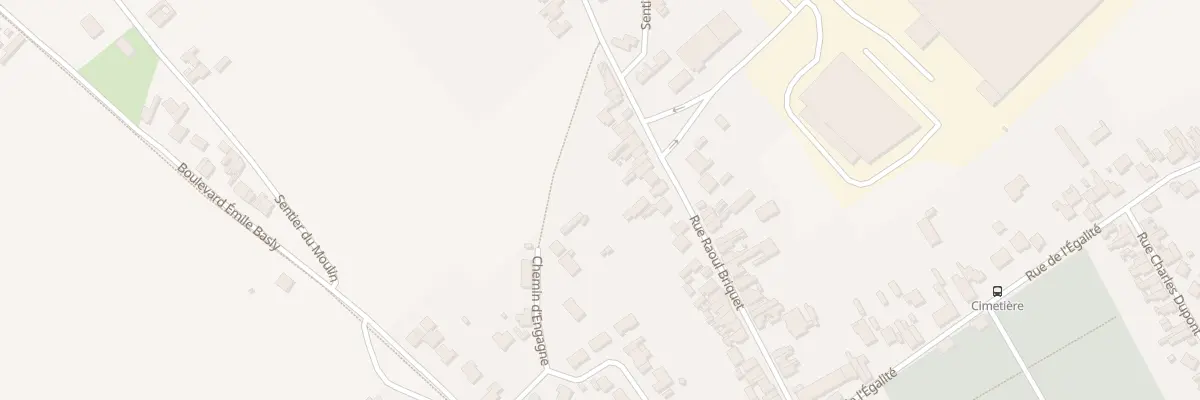 Plan du 235 Rue Raoul Briquet à Auchel