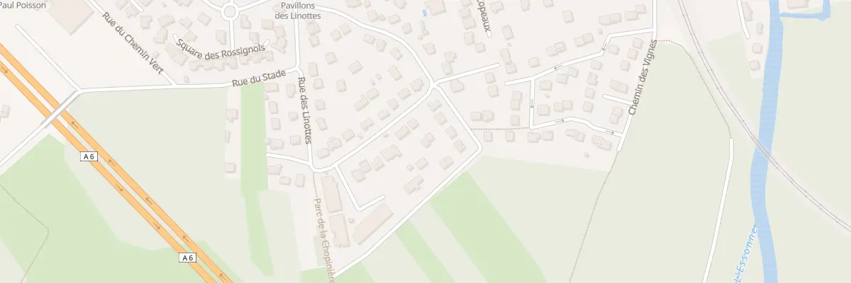 Plan du 38 Les Linottes à Villabé