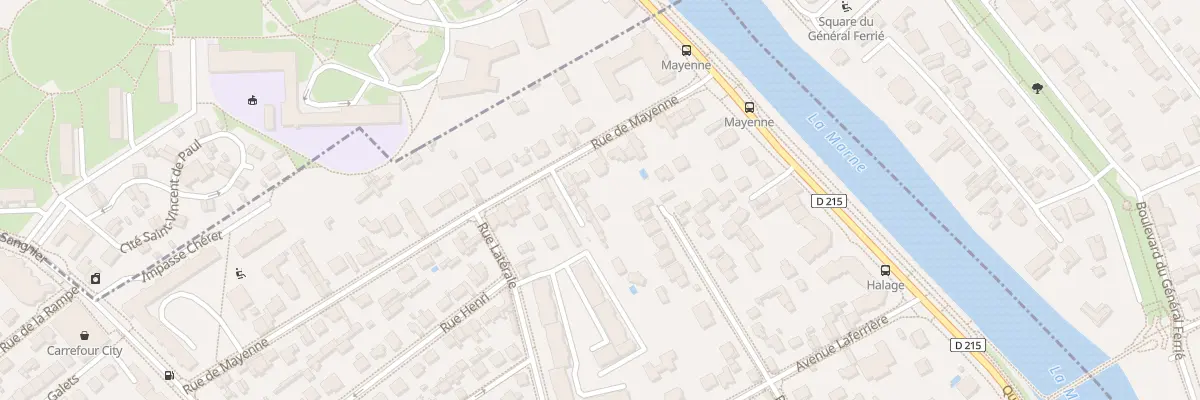 Plan du 15B Rue de Mayenne à Créteil