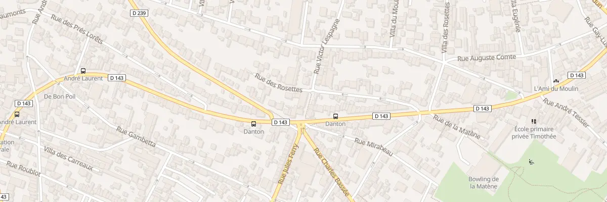 Plan du 45 Rue des Rosettes à Fontenay-sous-Bois