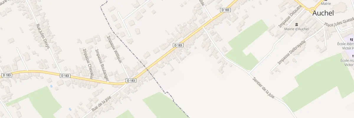 Plan du 89B Rue Uriane Sorriaux à Auchel