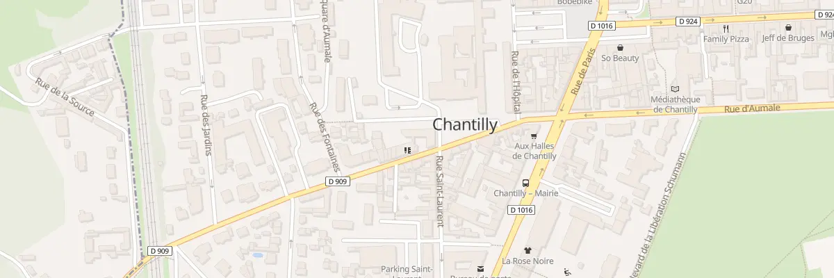 Plan du 8 Rue de Gouvieux à Chantilly