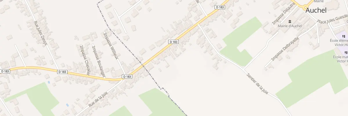 Plan du 89T Rue Uriane Sorriaux à Auchel