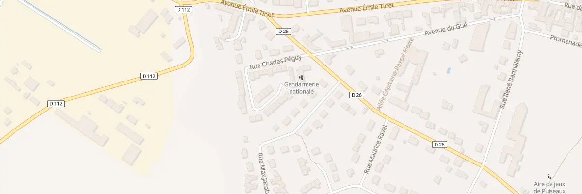 Plan du 40 Rue Charles Peguy à Puiseaux