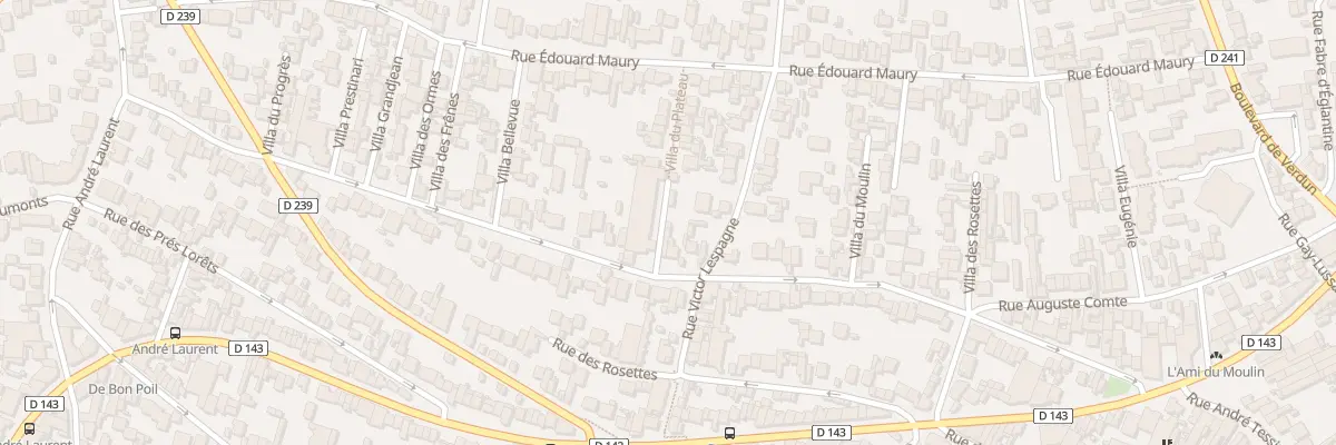 Plan du 156 Rue des Moulins à Fontenay-sous-Bois