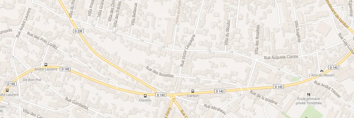 Plan du 185 Rue des Moulins à Fontenay-sous-Bois