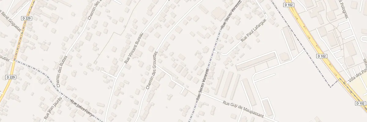 Plan du 96B Rue Sacco Vanzetti à Valenton