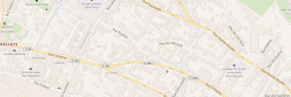 Plan du 24 Rue Roublot à Fontenay-sous-Bois