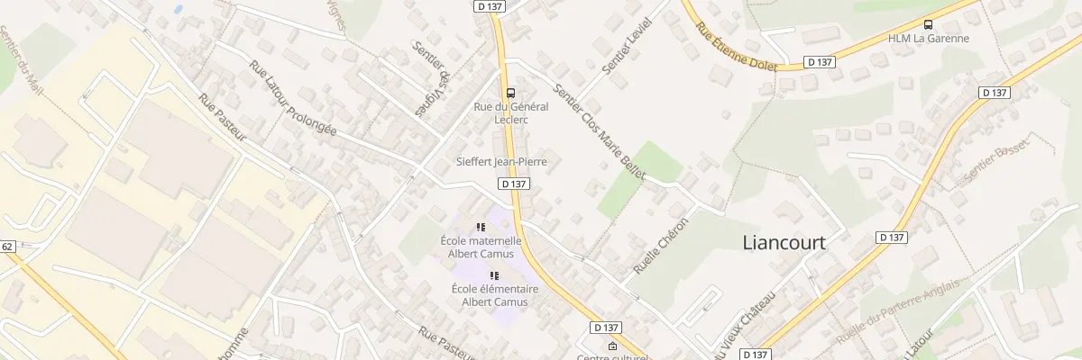 Plan du 24 Rue du Gal Leclerc à Liancourt