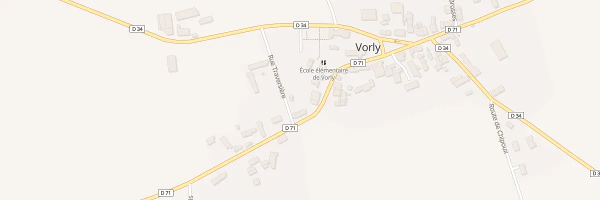 Plan du 3 Le Bourg à Vorly