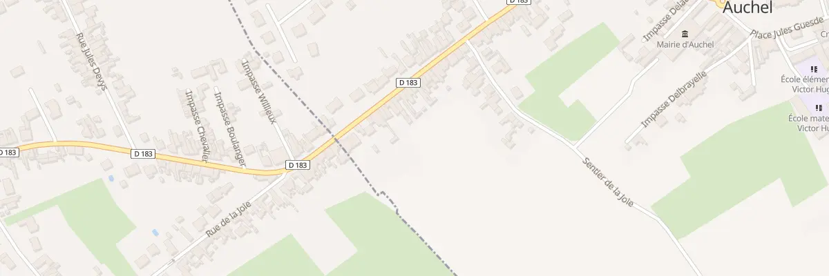 Plan du 93 Rue Uriane Sorriaux à Auchel