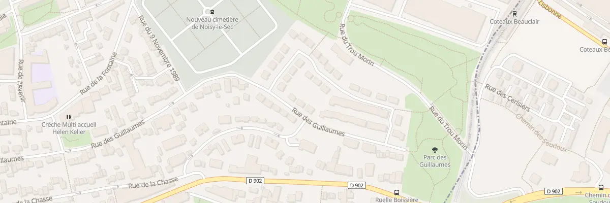 Plan du 73 Rue des Guillaumes à Noisy-le-Sec