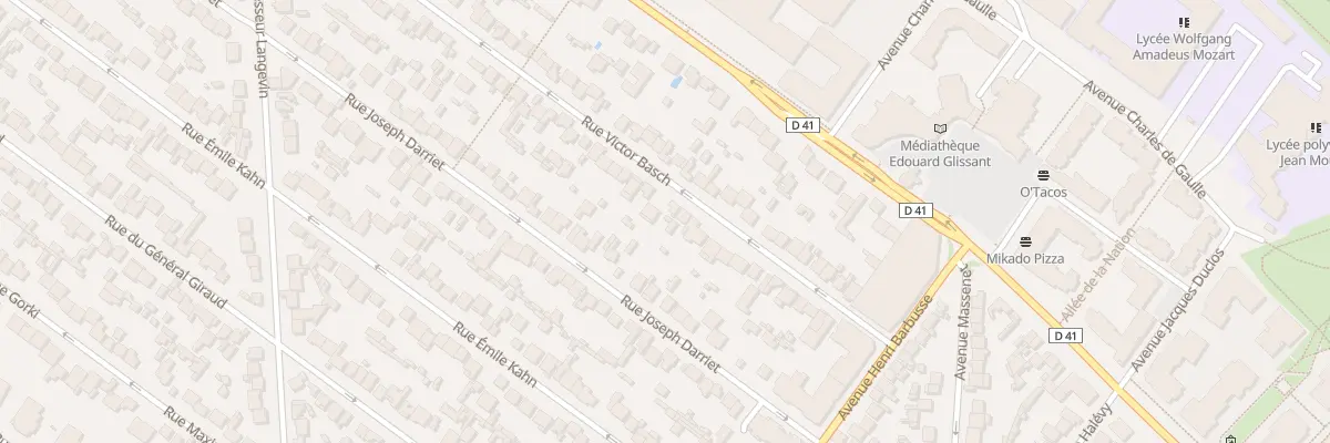 Plan du 29 Rue Victor Basch au Blanc-Mesnil