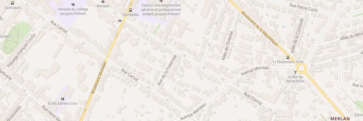 Plan du 70 Bd Gambetta à Noisy-le-Sec