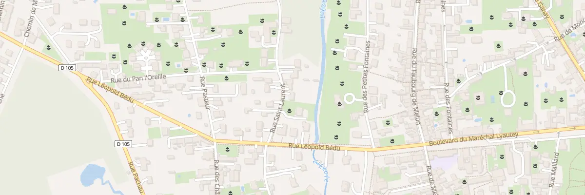 Plan du 24 Rue Saint-Laurent à Milly-la-Forêt