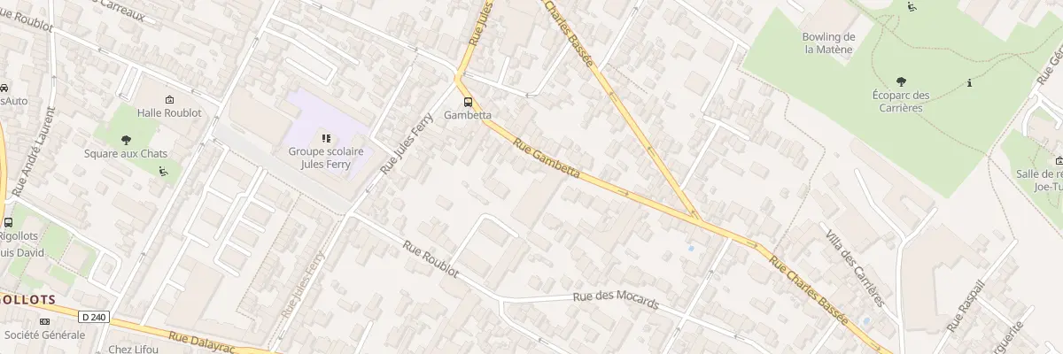 Plan du 45 Rue Gambetta à Fontenay-sous-Bois