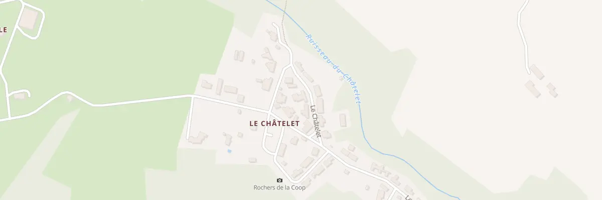Plan du 91 Le Chatelet à Budelière