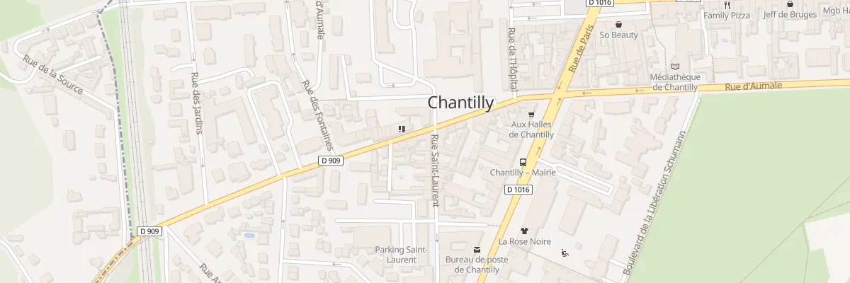 Plan du 19 Rue de Gouvieux à Chantilly