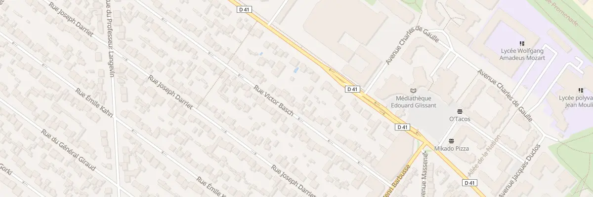 Plan du 36 Rue Victor Basch au Blanc-Mesnil