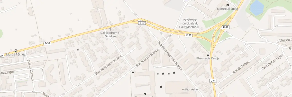 Plan du 55 Rue Anatole France à Montreuil
