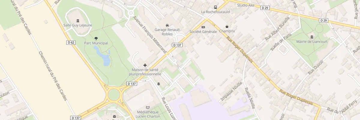 Plan du 27 Rue Victor Hugo à Liancourt
