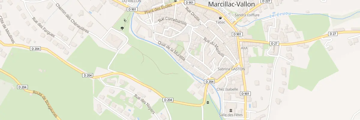 Plan du 8 Av de la Murette à Marcillac-Vallon
