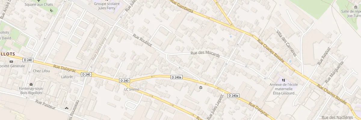 Plan du 18 Rue Roublot à Fontenay-sous-Bois
