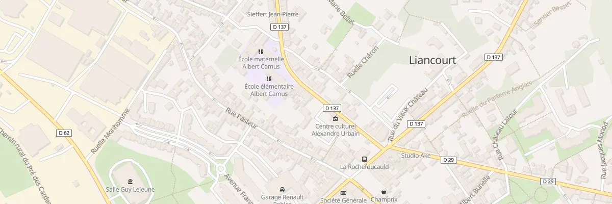Plan du 9 Rue du Gal Leclerc à Liancourt
