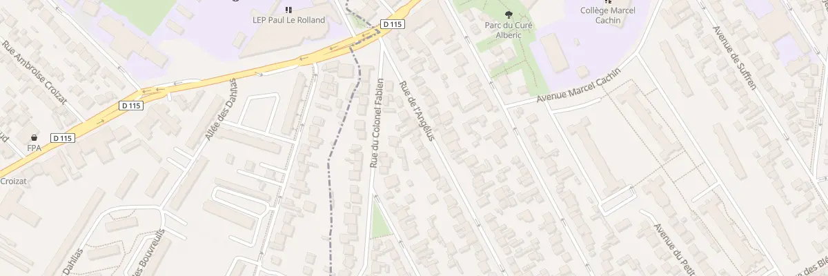 Plan du 16 Rue de l’Angélus au Blanc-Mesnil
