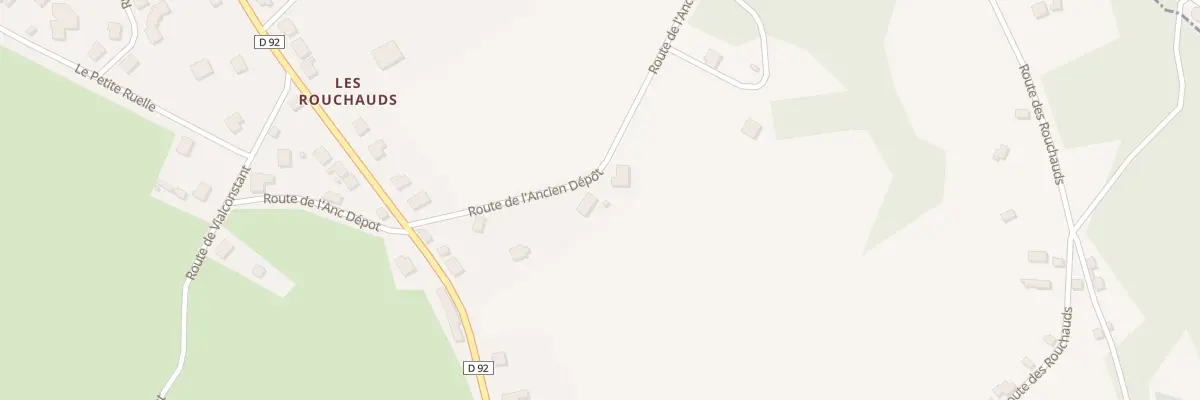 Plan du 4 Rte de l’Anc Depot à Monestier-Merlines