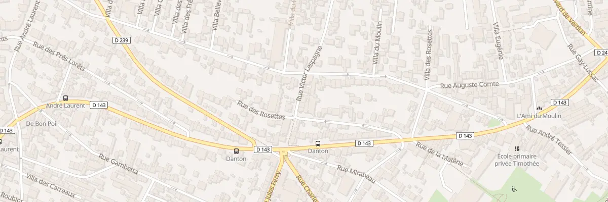 Plan du 12B Rue Victor Lespagne à Fontenay-sous-Bois