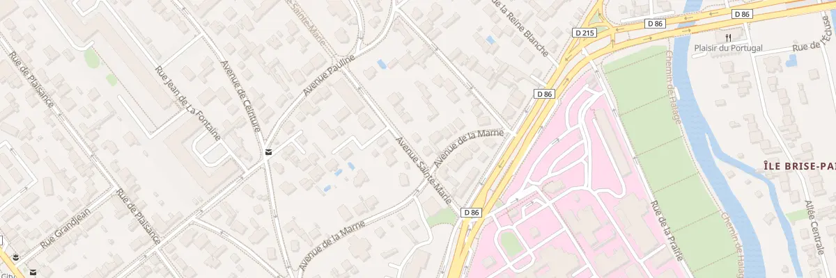 Plan du 12 Av Sainte-marie à Créteil