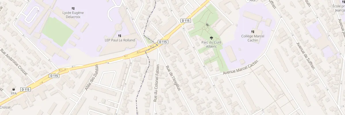 Plan du 5 Rue de l’Angélus au Blanc-Mesnil