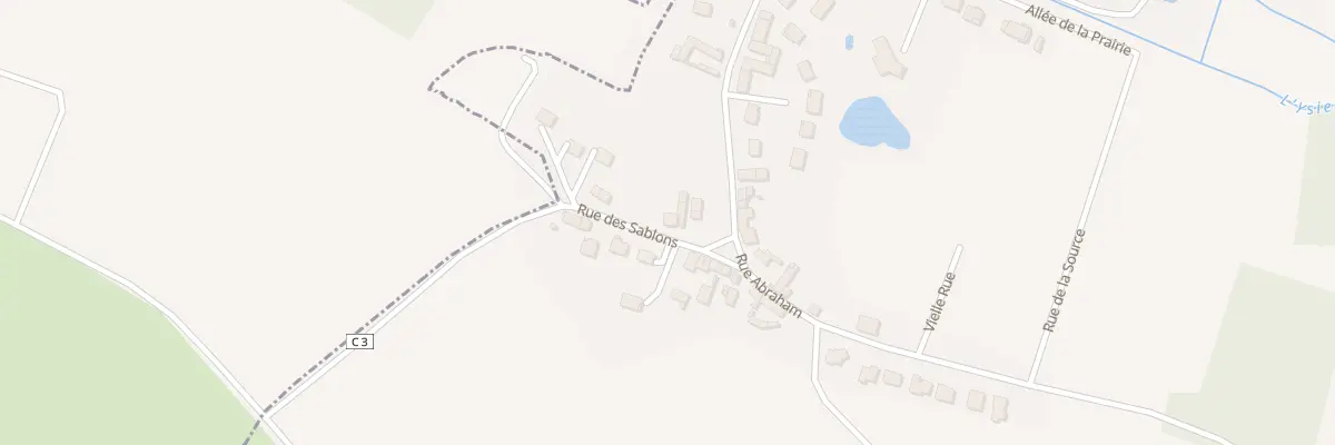 Plan du 12 Rue des Sablons à Bellefontaine