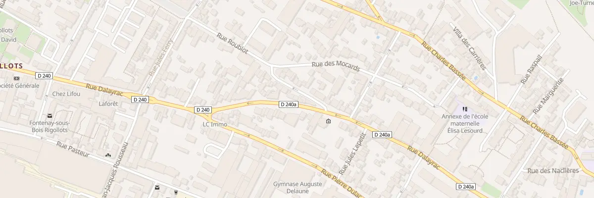 Plan du 3 Rue Roublot à Fontenay-sous-Bois